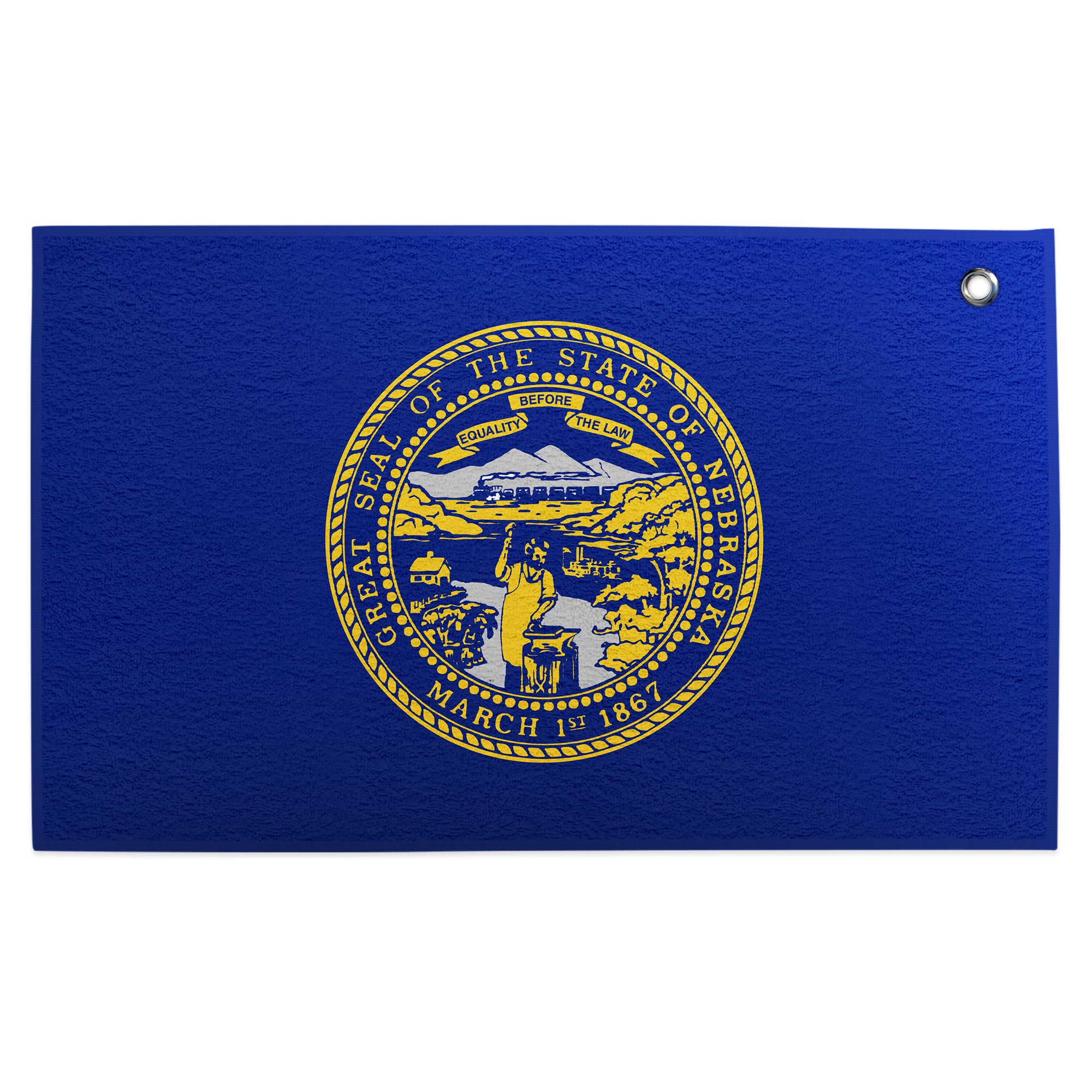 Nebraska Flag Golf Towel