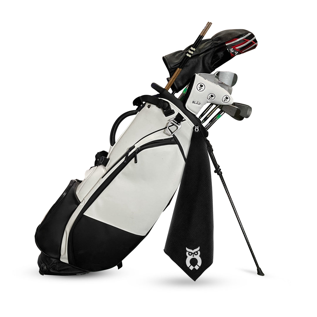 MagnetOwl with Golf Towel - Black