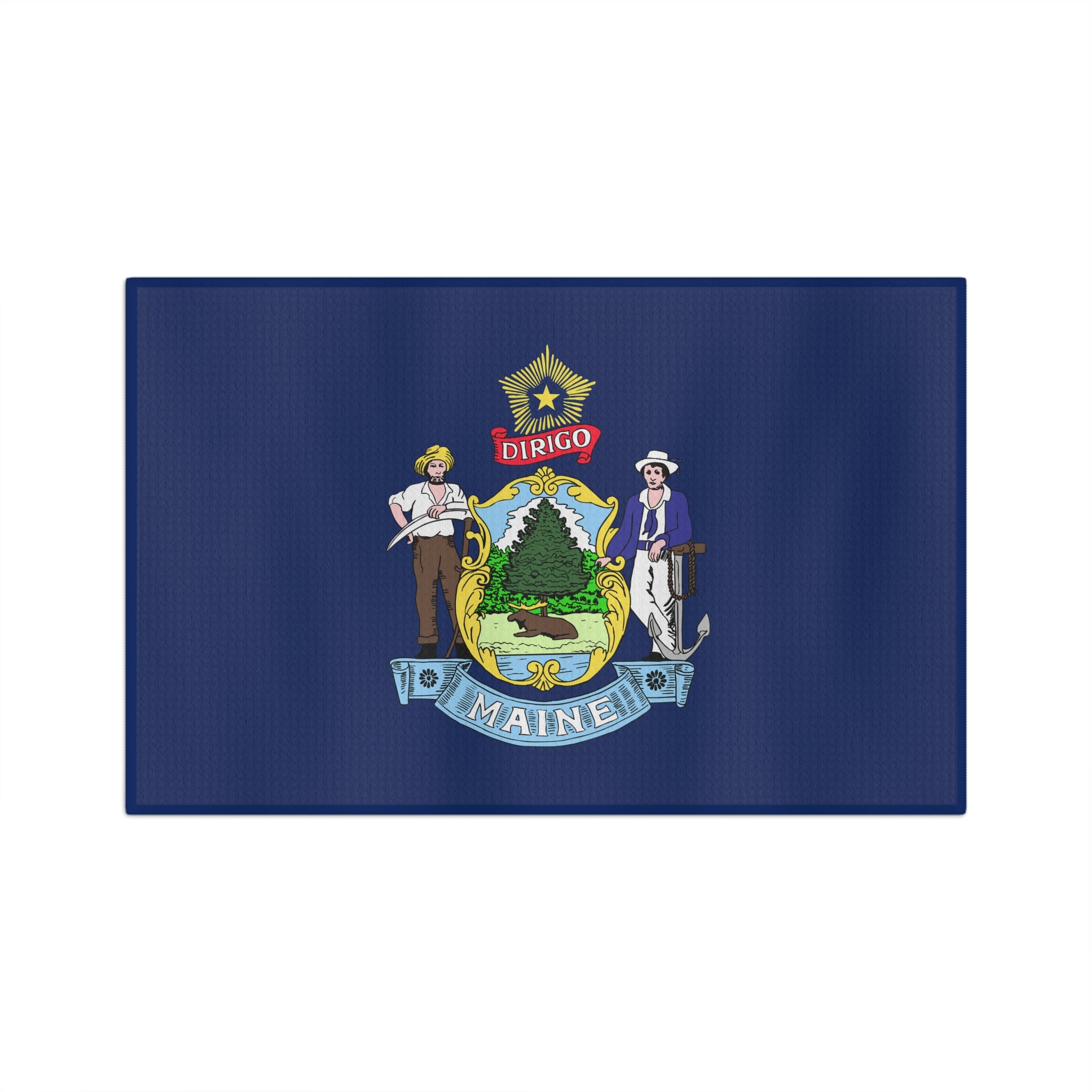 Maine Flag Golf Towel