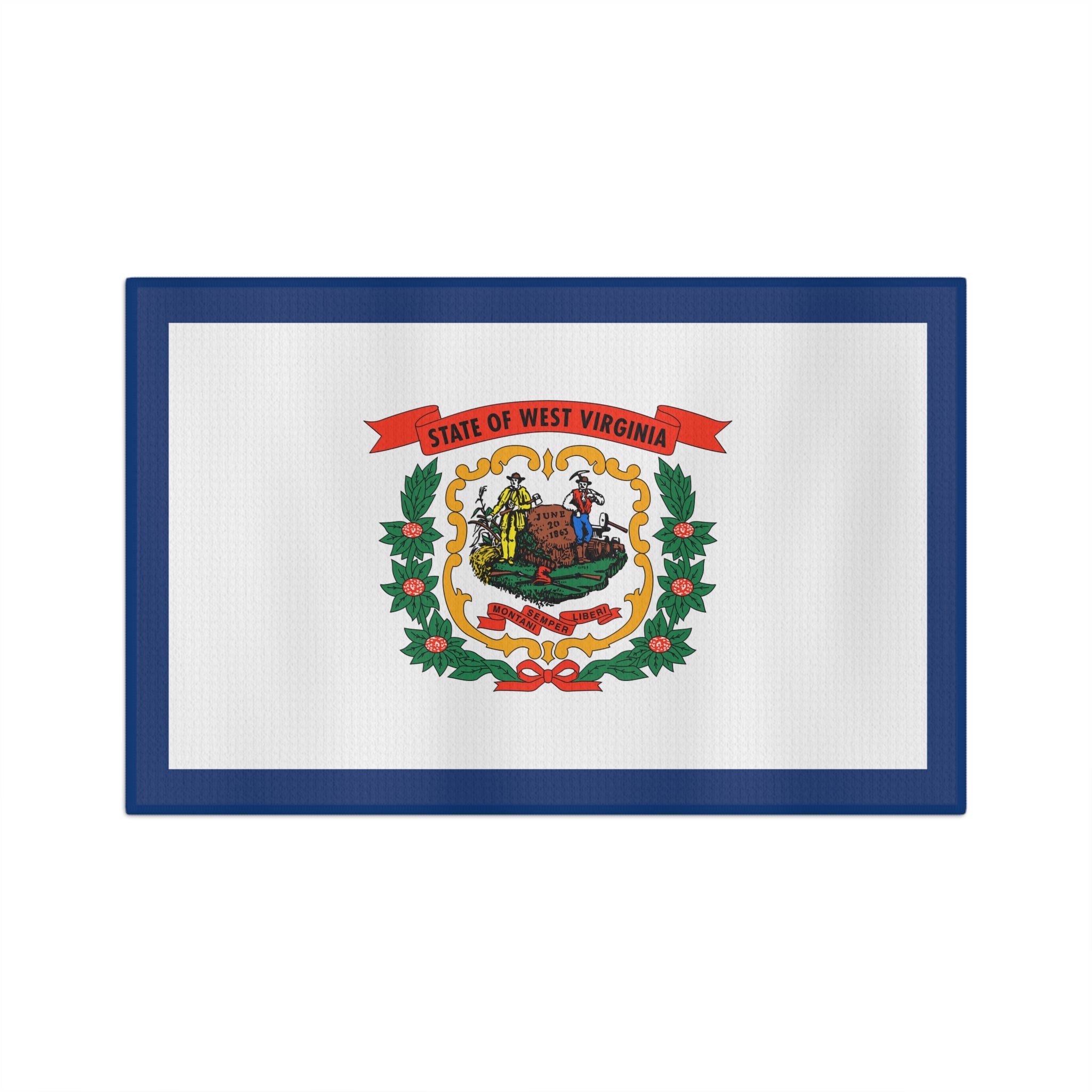 West Virginia Flag Golf Towel