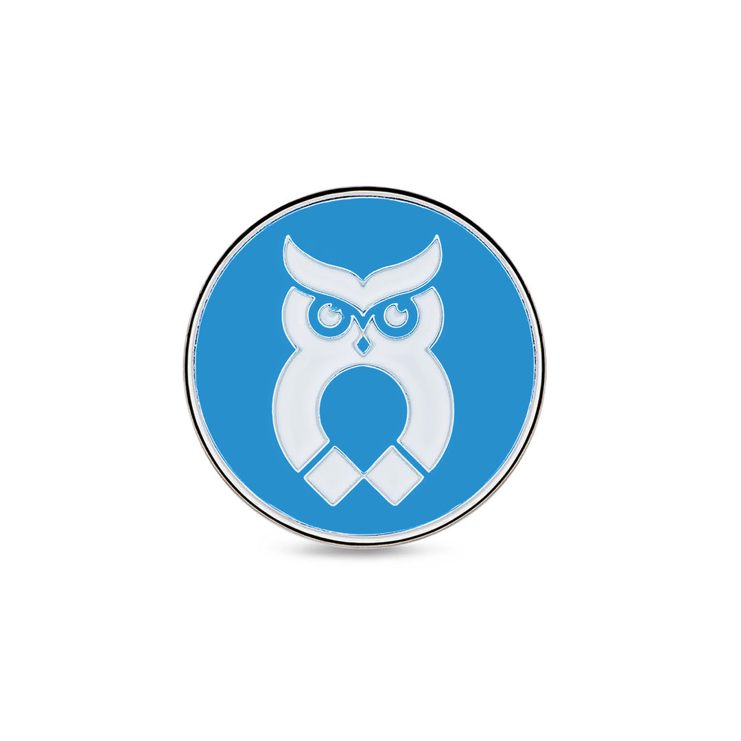 Poker Chip Ball Marker - Blue