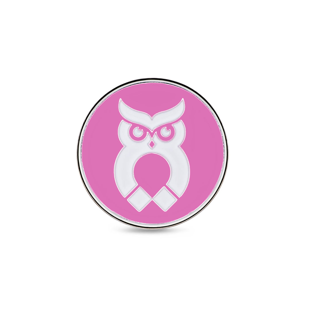 Poker Chip Ball Marker - Pink