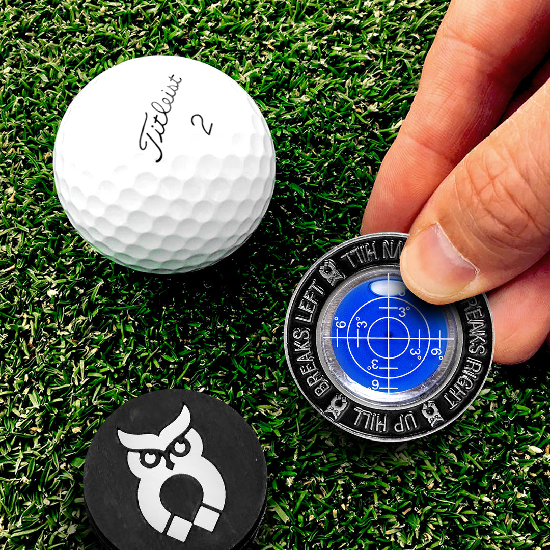 Bubble Level Ball Marker - Blue