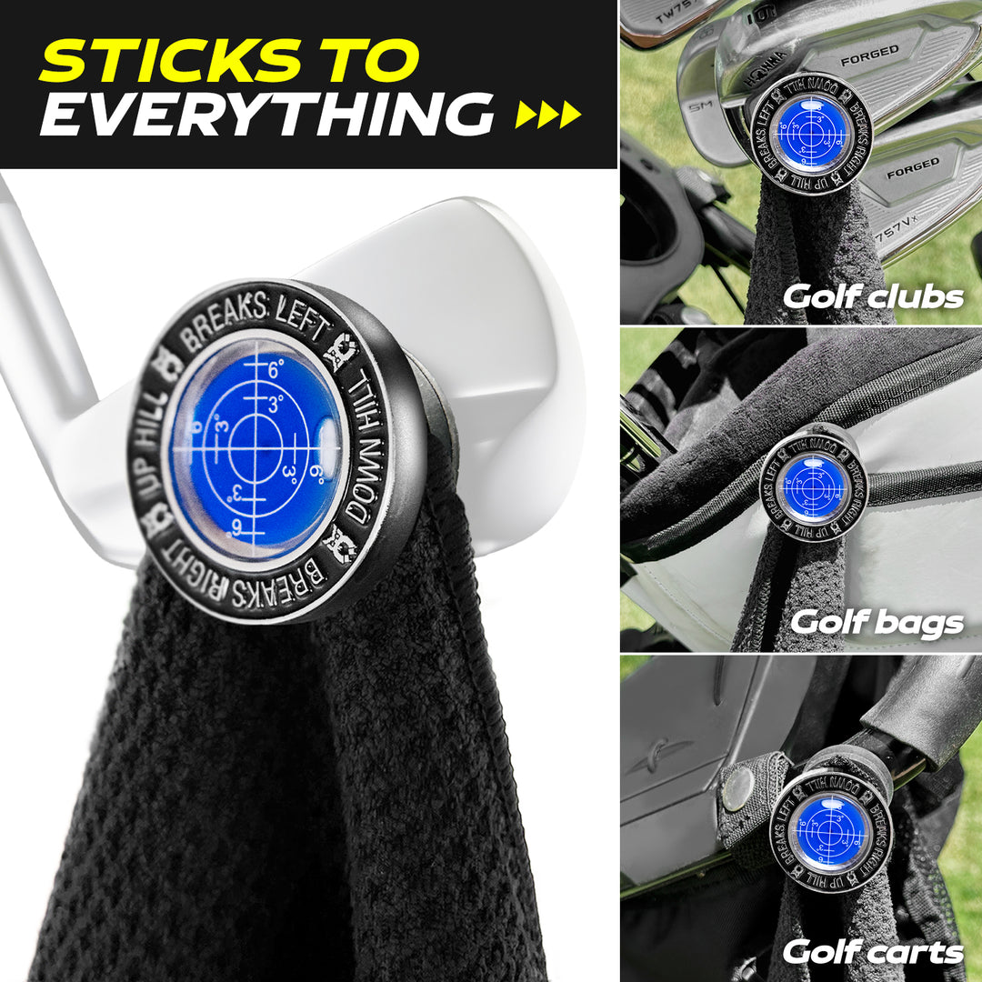 Bubble Level Ball Marker - Blue