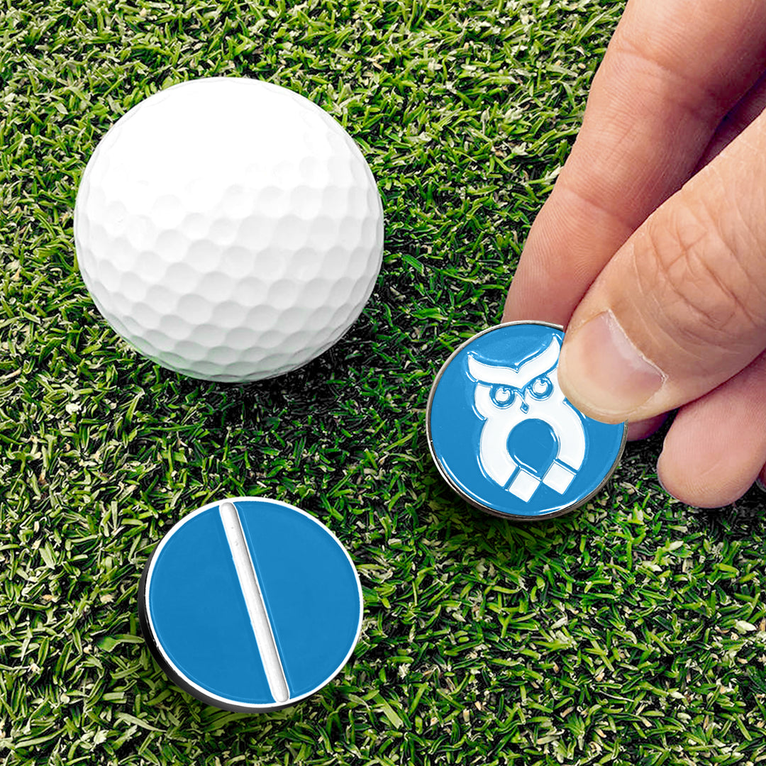 Blue MagnetOwl Mini Ball Marker
