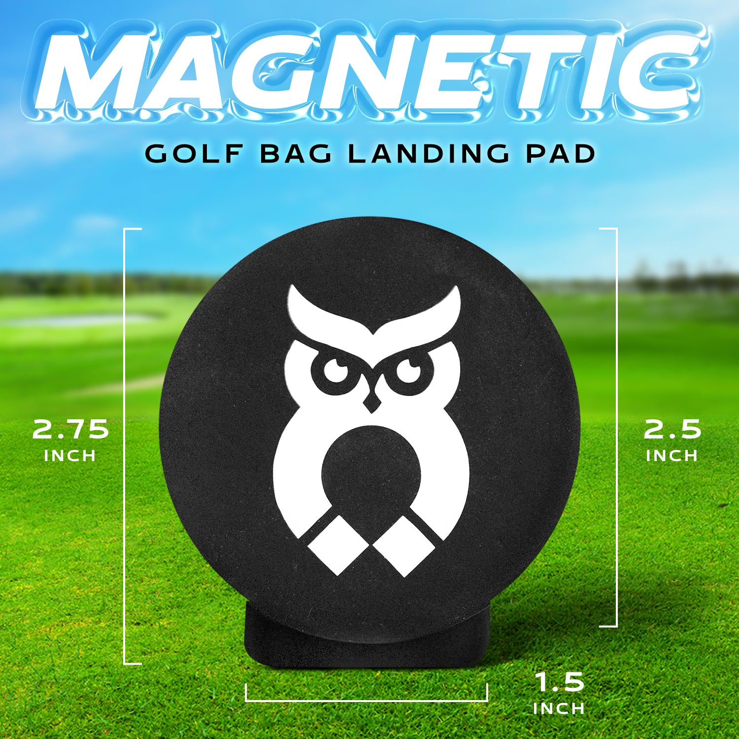 Magnetic Golf Bag Landing Pad